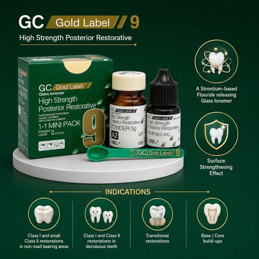 GC Gold Label 9 Posterior Restorative GIC