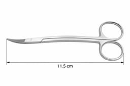 GDC Legrange Scissors - Double Curved (12cm) Standard (S14) - 3