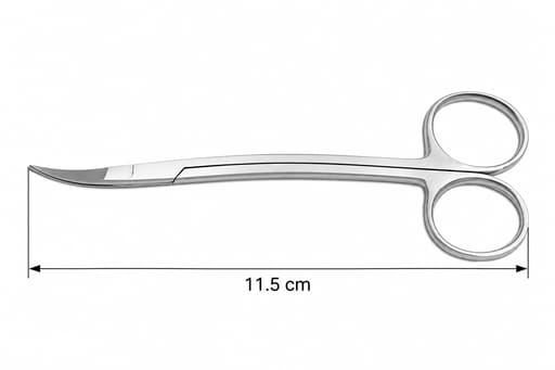 GDC Legrange Scissors - Double Curved (12cm) Standard (S14)