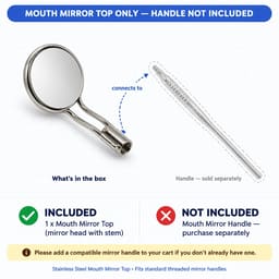 GDC Mouth Mirror Front Surface Both Sided 1Pc (MMTDS5) - 2