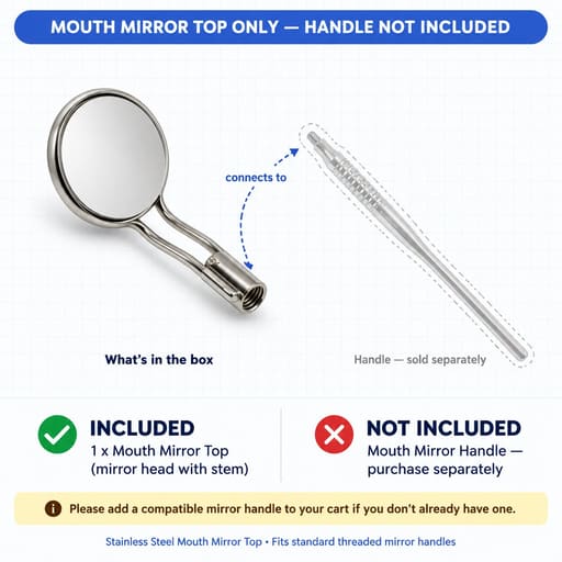 GDC Mouth Mirror Front Surface Both Sided 1Pc (MMTDS5)