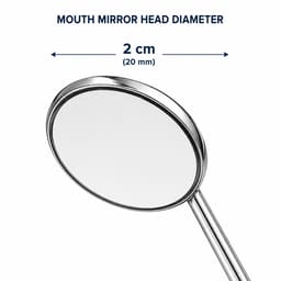 GDC Mouth Mirror Tops Plain Pack Of 12 Pcs - 3 (Mmtp3) - 3