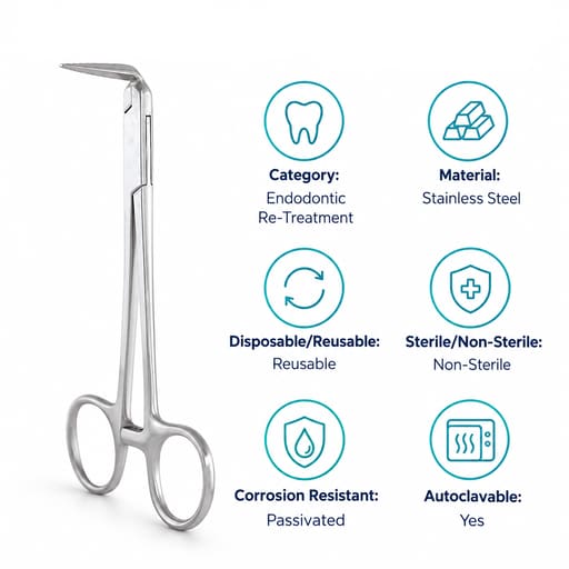 GDC Post And Silver Point Removal Forceps - 90 Degree (Rf90)