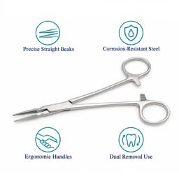 GDC Post And Silver Point Removal Forceps - Straight (Rfstr) - 5
