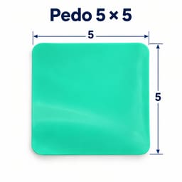 GDC Rubber Dam Sheet - Pedo 5X5 inches (Rdlc5X5) - 3