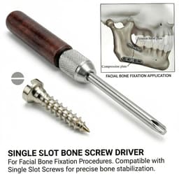 SK Surgicals Self Holding Single Slot Screw Driver - 2