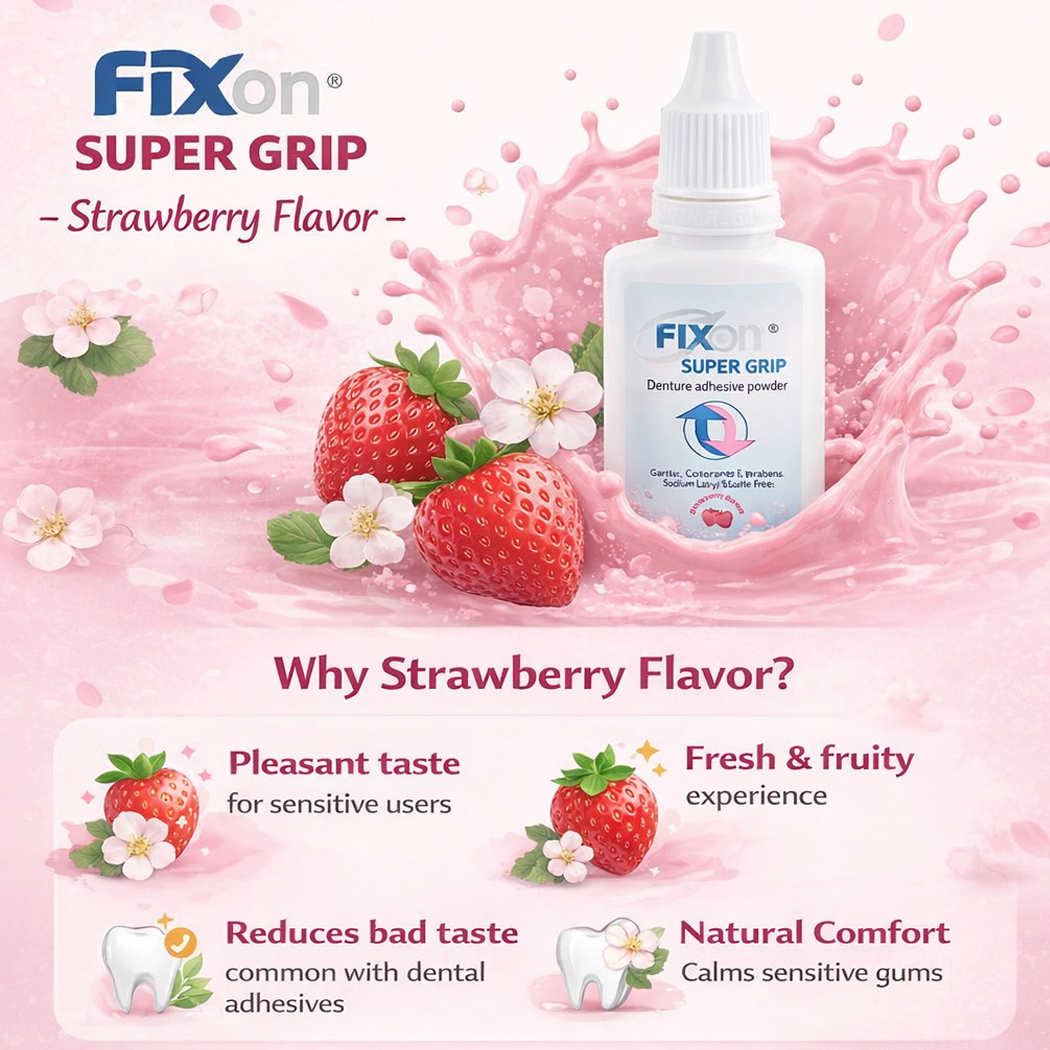 ICPA Fixon Super Grip Denture Adhesive Powder (Pack of 4)