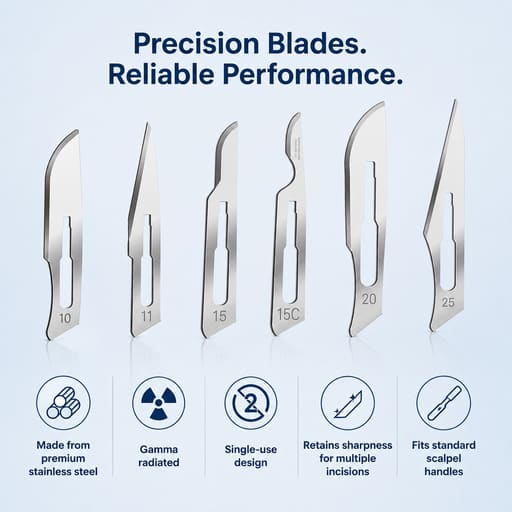 Hmd Glass Van Sterile Surgical Blade (Pack Of 100)