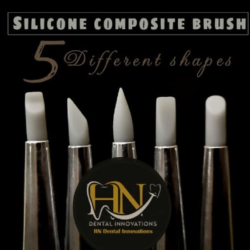 HN Dental Composite Silicone Brushes Set Of 5