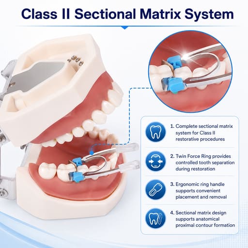 HN Dental Master Twin Force Complete Sectional Matrix System Kit
