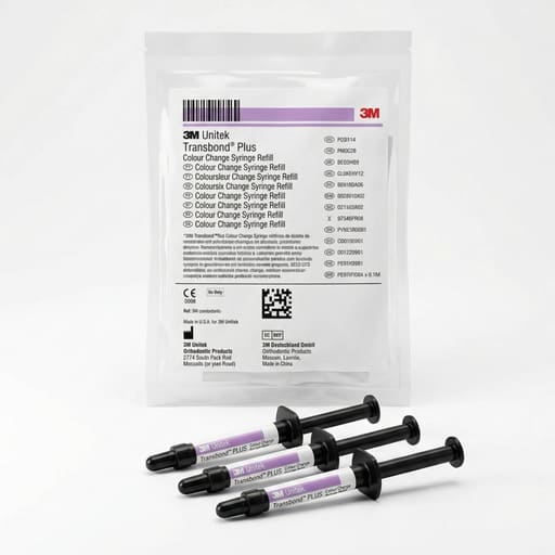 3M Unitek Transbond Plus Colour Change Syringe Refill (Pack of 4)