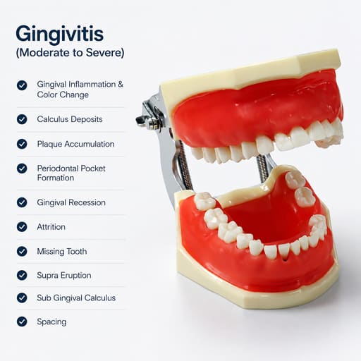 iDENTical Periodontal Practice Model M4027