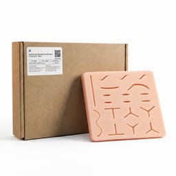 iDENTical Silicone Suture Practice Pad with 19 Pre-cuts- Type D - 1
