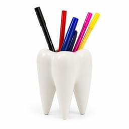iDENTical Ceramic Tooth-Shaped Pen Holder - 6
