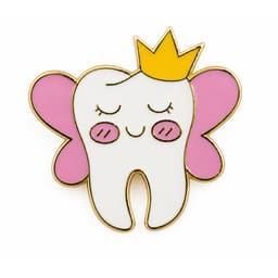 iDENTical Tooth With Wings Shape Brooch - Pack of 1 (ZYR-7362) - 1