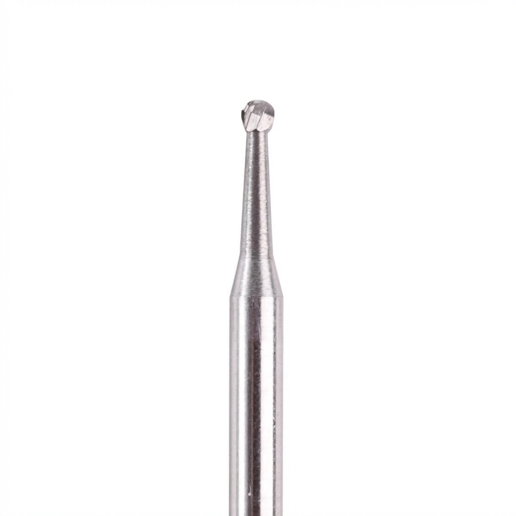Prima Dental Round Straight Handpiece Bur (Carbide)-#6-HP (Pack of 1)