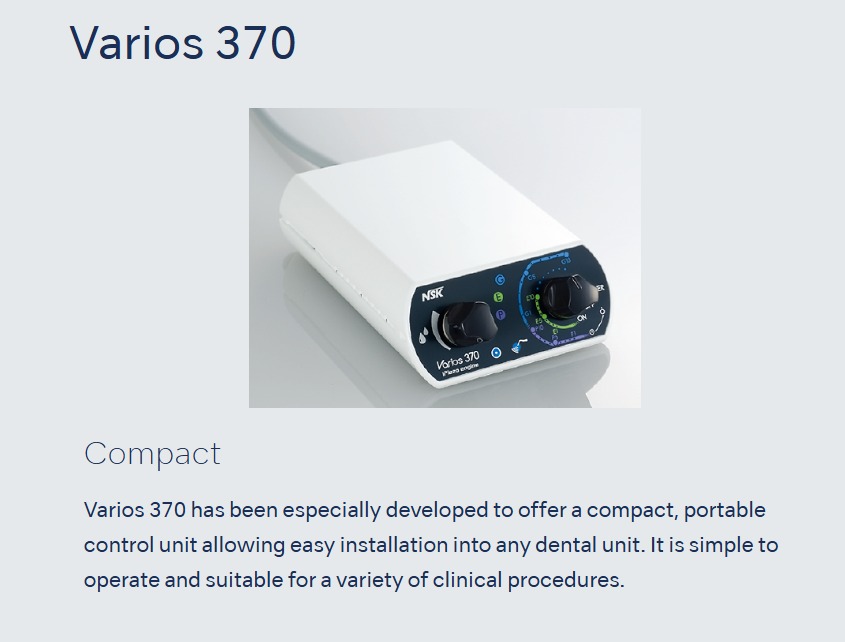 NSK Ultrasonic Scaler VA 370EU Complete Set