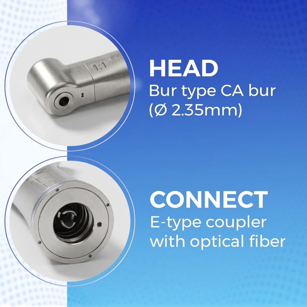 Waldent 1:1 Contra Angle Handpiece (W-150)