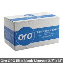 Oro OPG Bite Block Sleeve 2.7" x 1.1" - 1