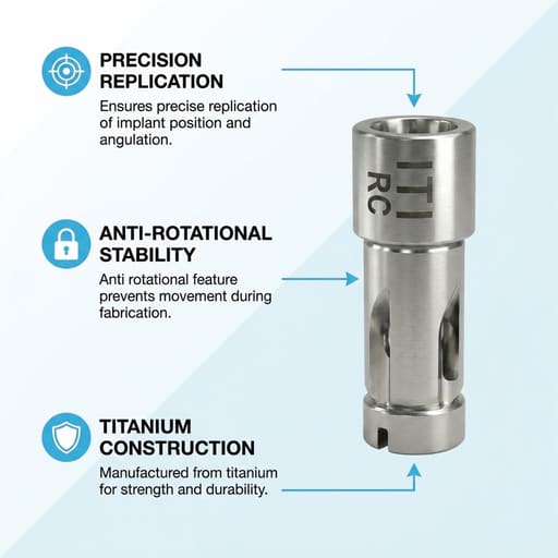 Dentaltech Digital Analog - Straumann BLT RC Implant Compatible