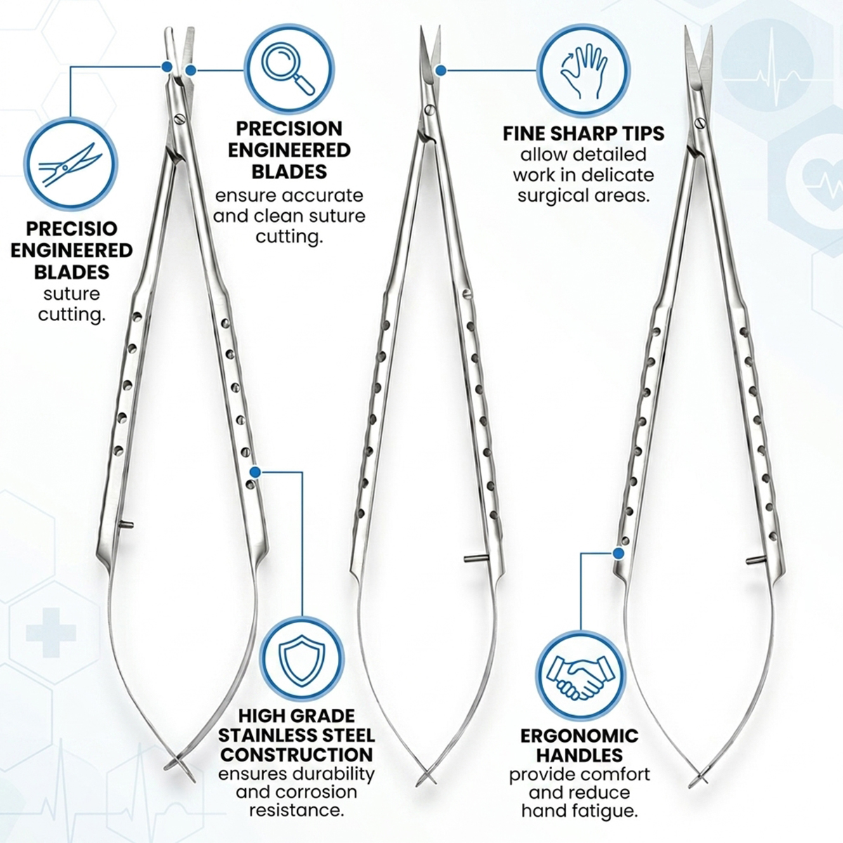 Julldent Micro Surgical Scissor (JULL-DENT 212)