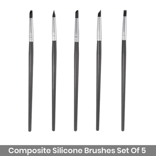 Composite Silicone Brushes Set Of 5