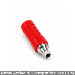 Dentaltech Nobel Active NP Compatible Hex CCM Castable Abutment - 2