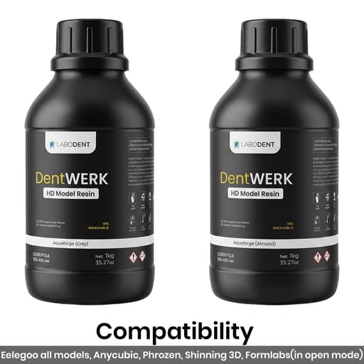 Labodent DentWERK HD Dental 3D Printer Model Resin