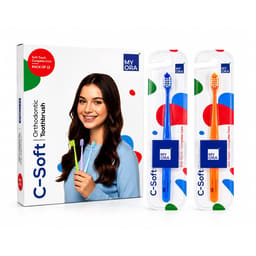 MyOra C-Soft Orthodontic Toothbrush (Pack Of 12)