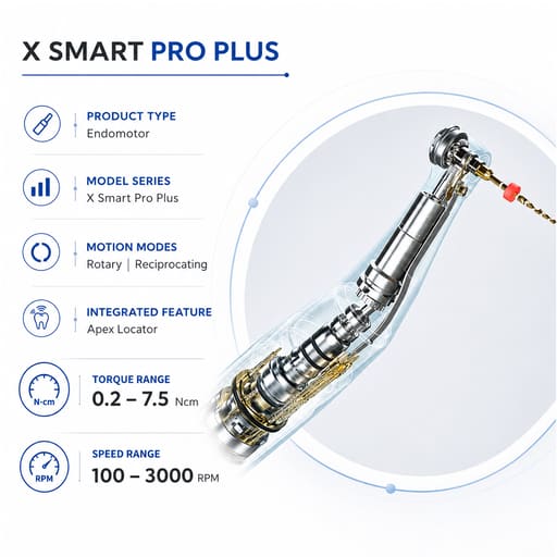 Dentsply X-Smart Pro Plus Endomotor with Integrated Apex Locator