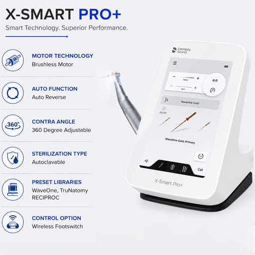 Dentsply X-Smart Pro Plus Endomotor with Integrated Apex Locator
