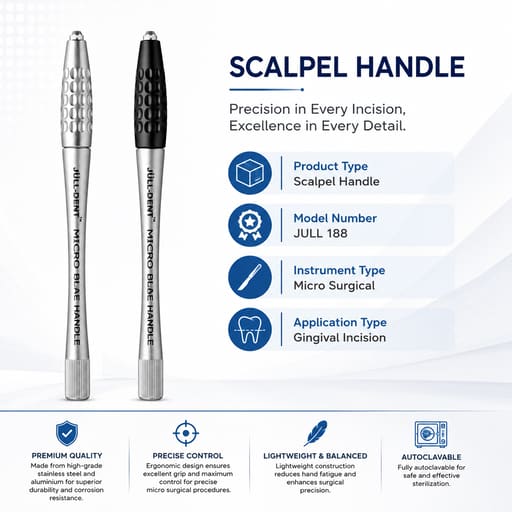 Julldent Micro Surgical Scalpel Handle (JULL-DENT 188)