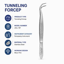 Julldent Tunneling Forcep (JULL-DENT 187) - 3