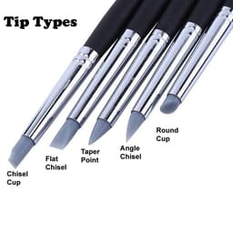 Composite Silicone Brushes Set Of 5  - 3
