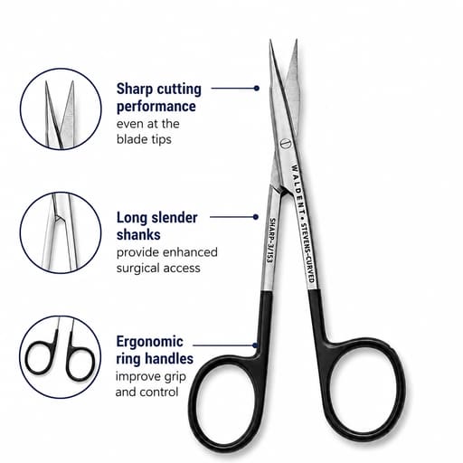 Waldent Stevens Tenotomy Scissors