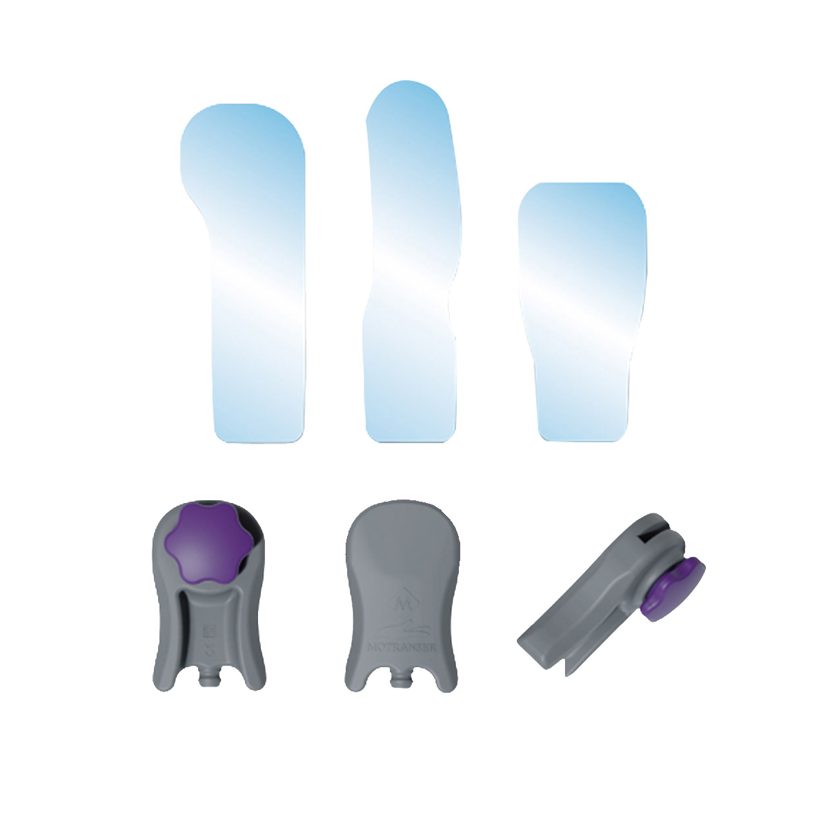 Hn Dental M6 Lumi Airclean Dental Mirror (3 Mirror, 1 Handle, 1 AirClean Accessory)