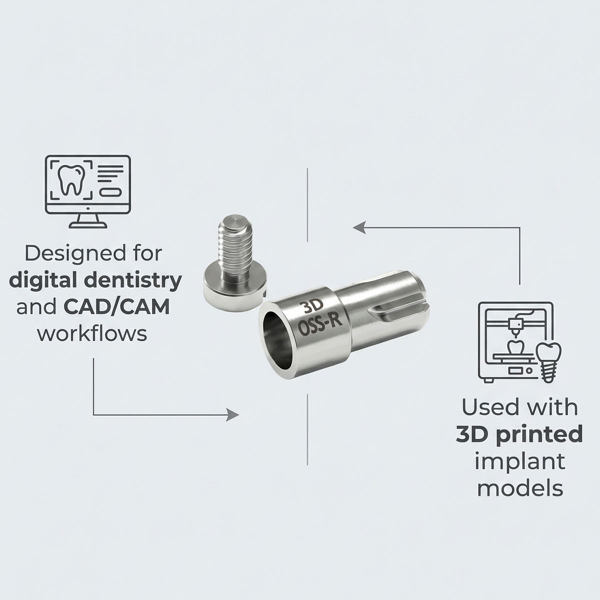 Dentaltech Osstem Regular Compatible Digital Analog