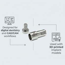 Dentaltech Osstem Regular Compatible Digital Analog - 7
