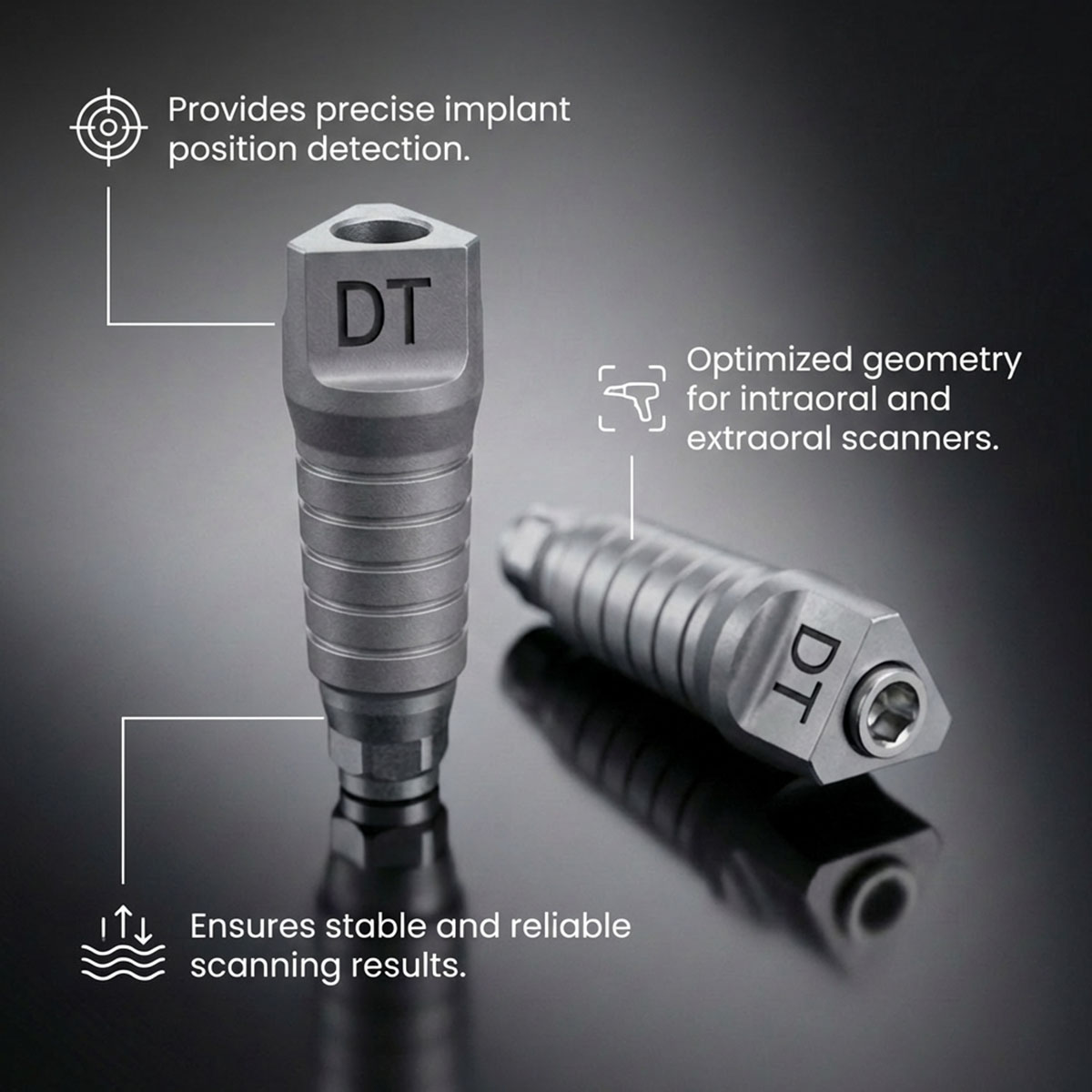Dentaltech Scan body - Dentium Superline | DIO | Cowellmedi | MegaGen | Dentis | implantswiss Compatible
