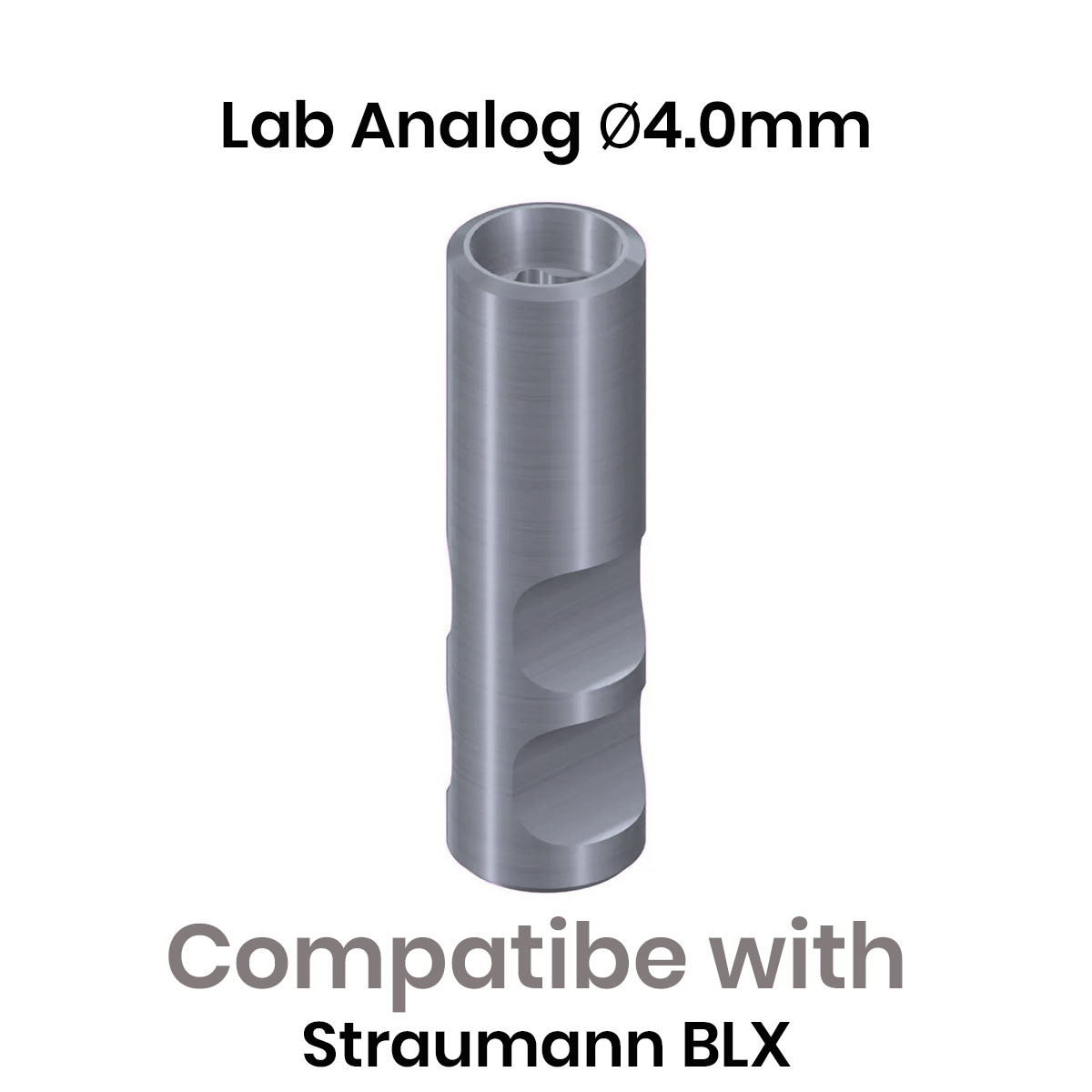 Dentaltech Lab Analog ∅4.0mm - Straumann BLX Implant Compatible (ITI-BLX RB 065.0021)