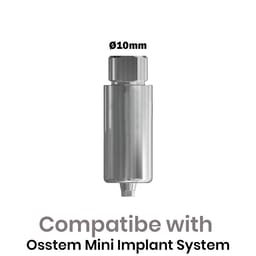 Dentaltech Premill Abutment Blank Mini - Osstem Mini Implant Compatible (OSSM)