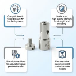 Dentaltech Digital Analog - Nobel Biocare NP Compatible - 7