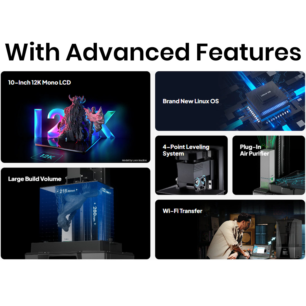 Elegoo Saturn 3 Ultra 12K MSLA 3D Printer