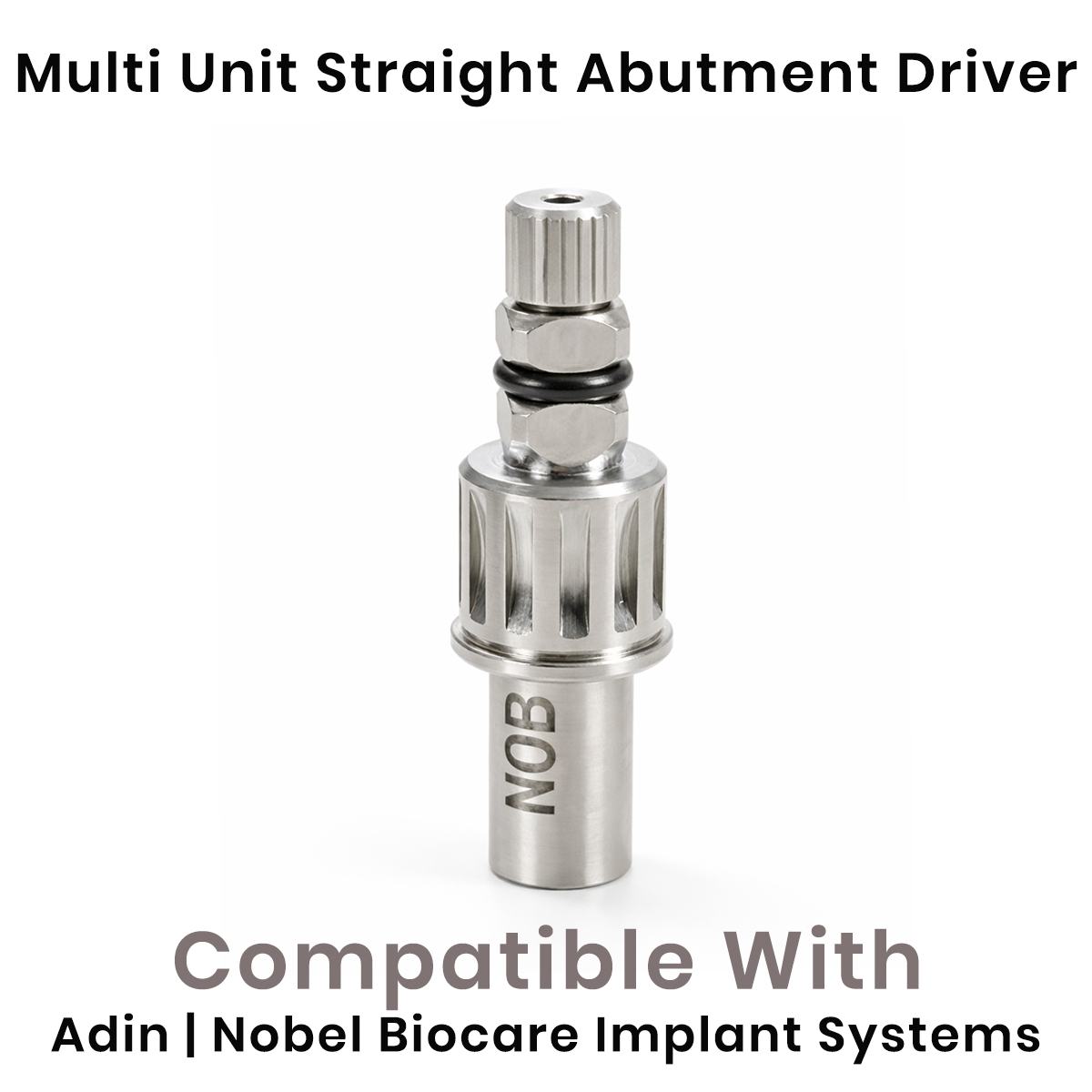 Dentaltech Multi Unit Straight Abutment Driver - Adin | Nobel Biocare Compatible