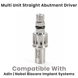 Dentaltech Multi Unit Straight Abutment Driver - Adin | Nobel Biocare Compatible - 1
