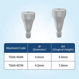Dentaltech Healing Abutments Mini - Osstem Mini Implant Compatible - 9