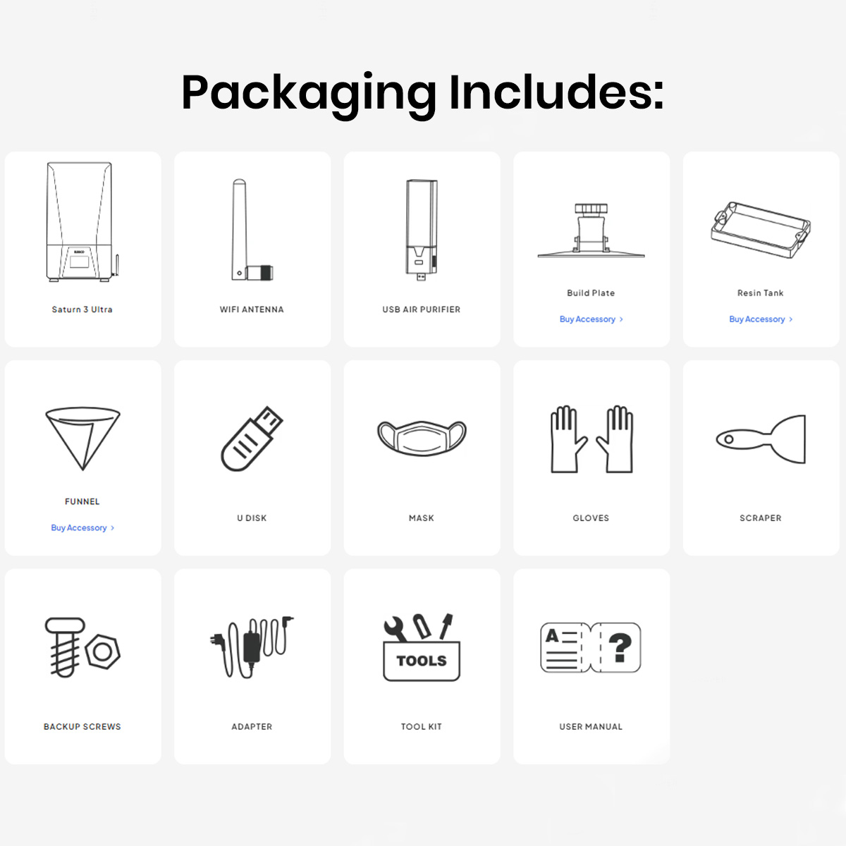 Elegoo Saturn 3 Ultra 12K MSLA 3D Printer