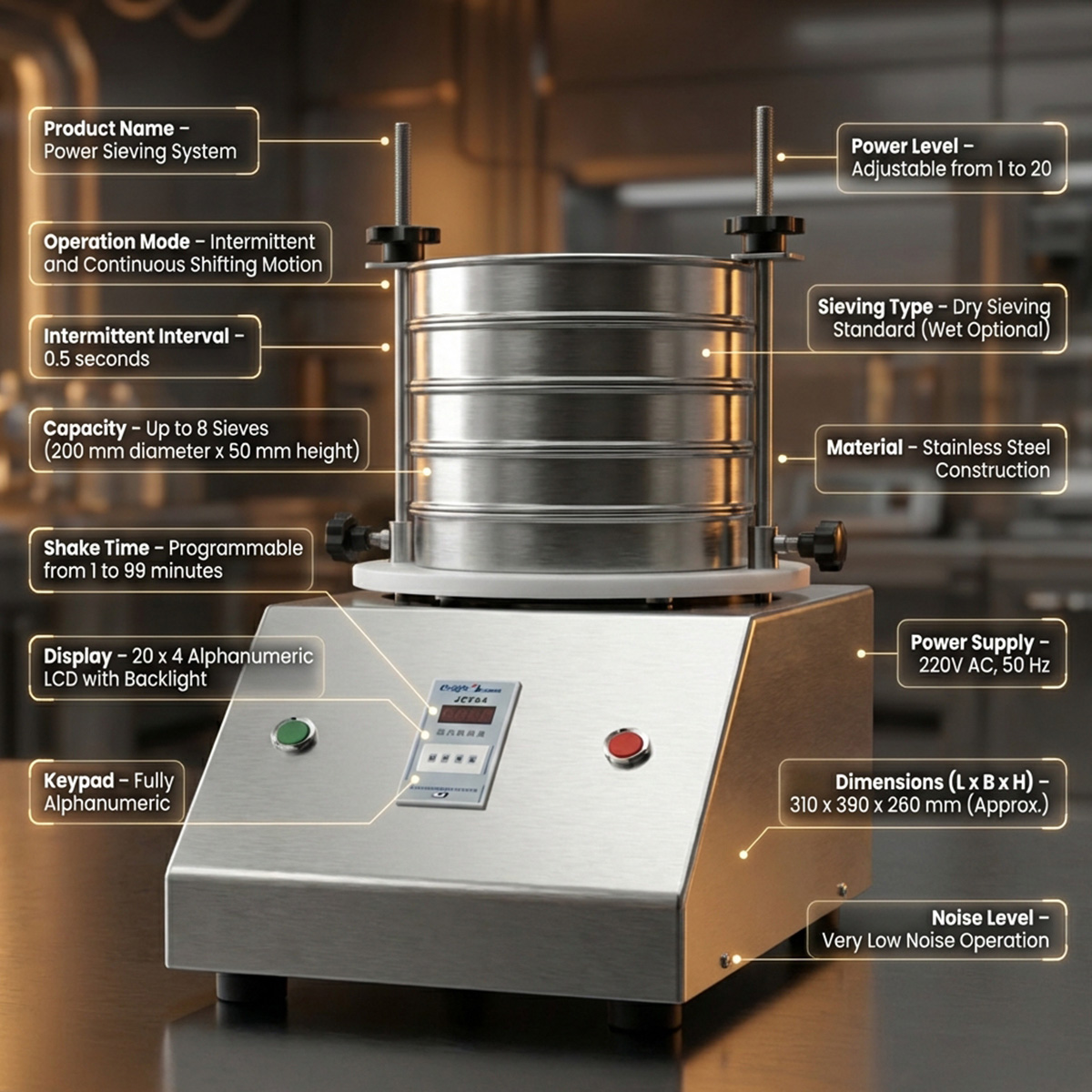 Fastform DeskFab X1 Power Sieving System