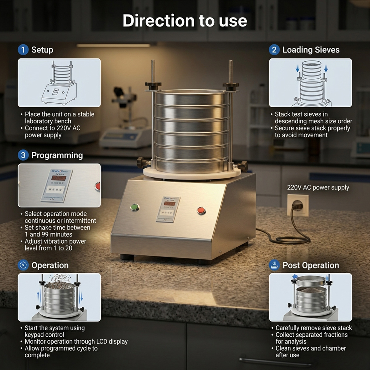 Fastform DeskFab X1 Power Sieving System