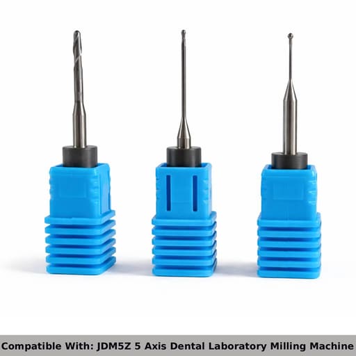 Nexy Zirconia Milling Burs DC - Ball Knife (4.0mm Shank | JDM5Z / JDM5D Ultra Type)